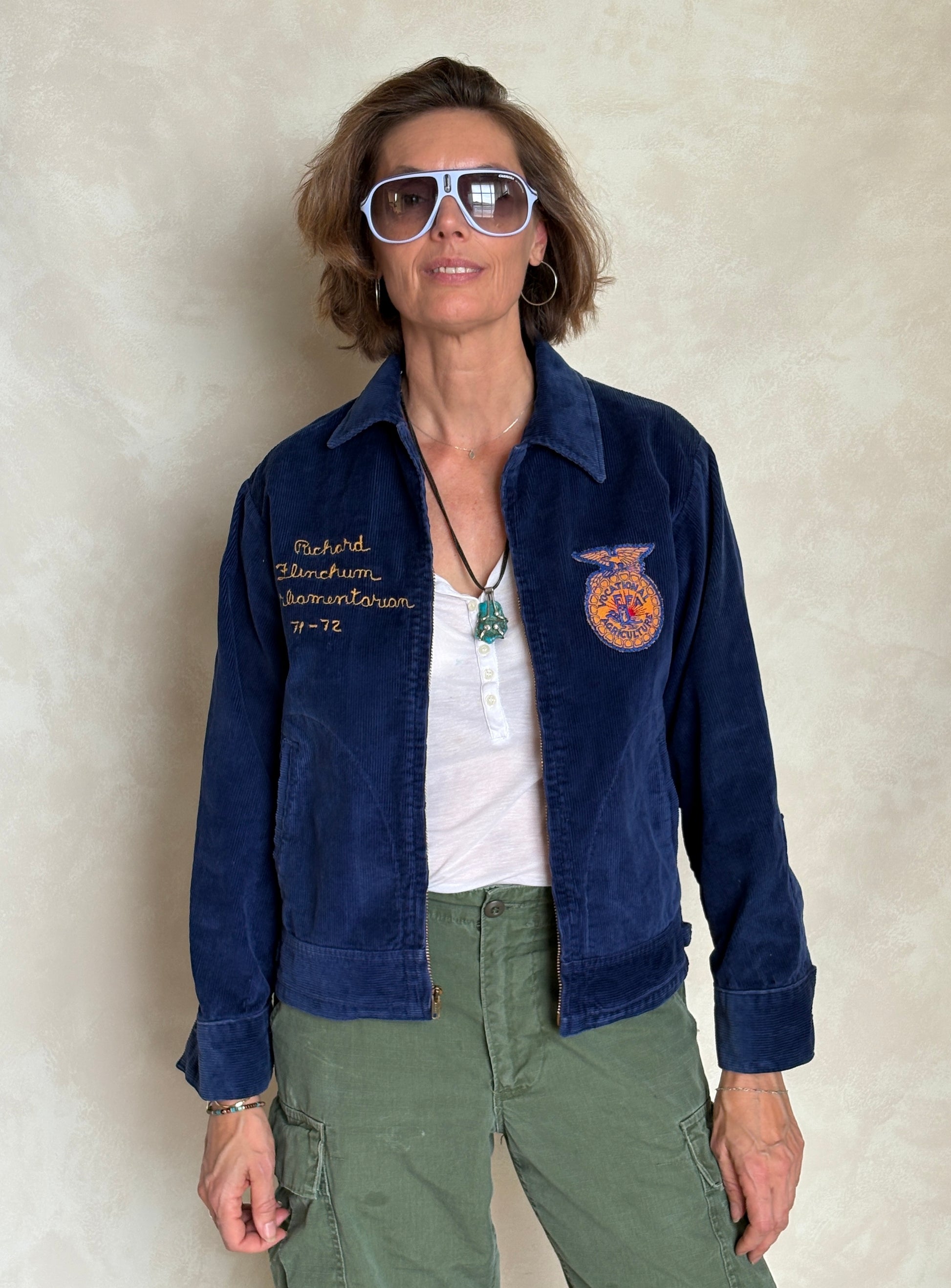 Size 38US / 48EU. Vintage 70s Virginia Future farmer of America jacket. Made in USA - USA Vintage Bcn