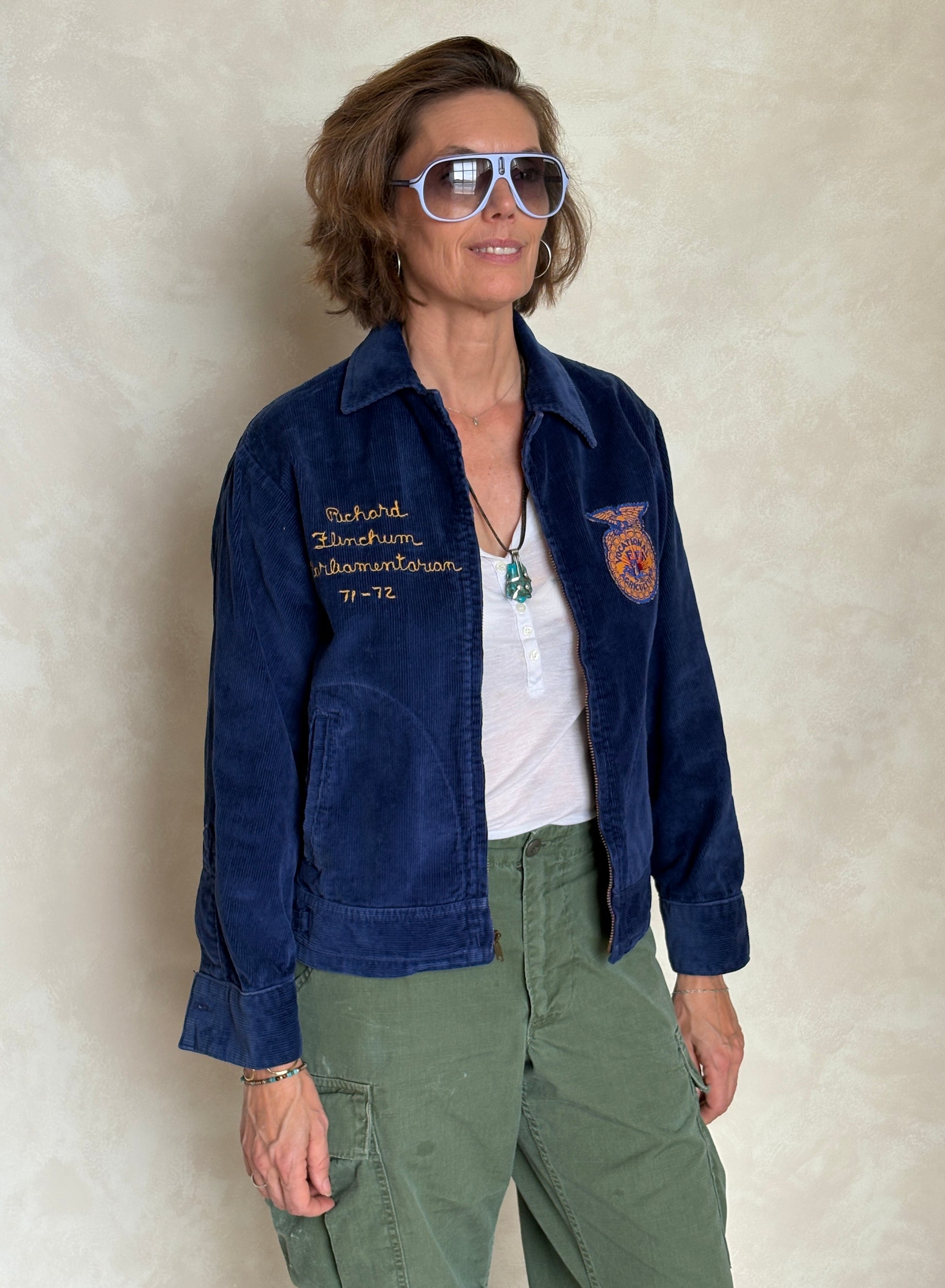Size 38US / 48EU. Vintage 70s Virginia Future farmer of America jacket. Made in USA - USA Vintage Bcn