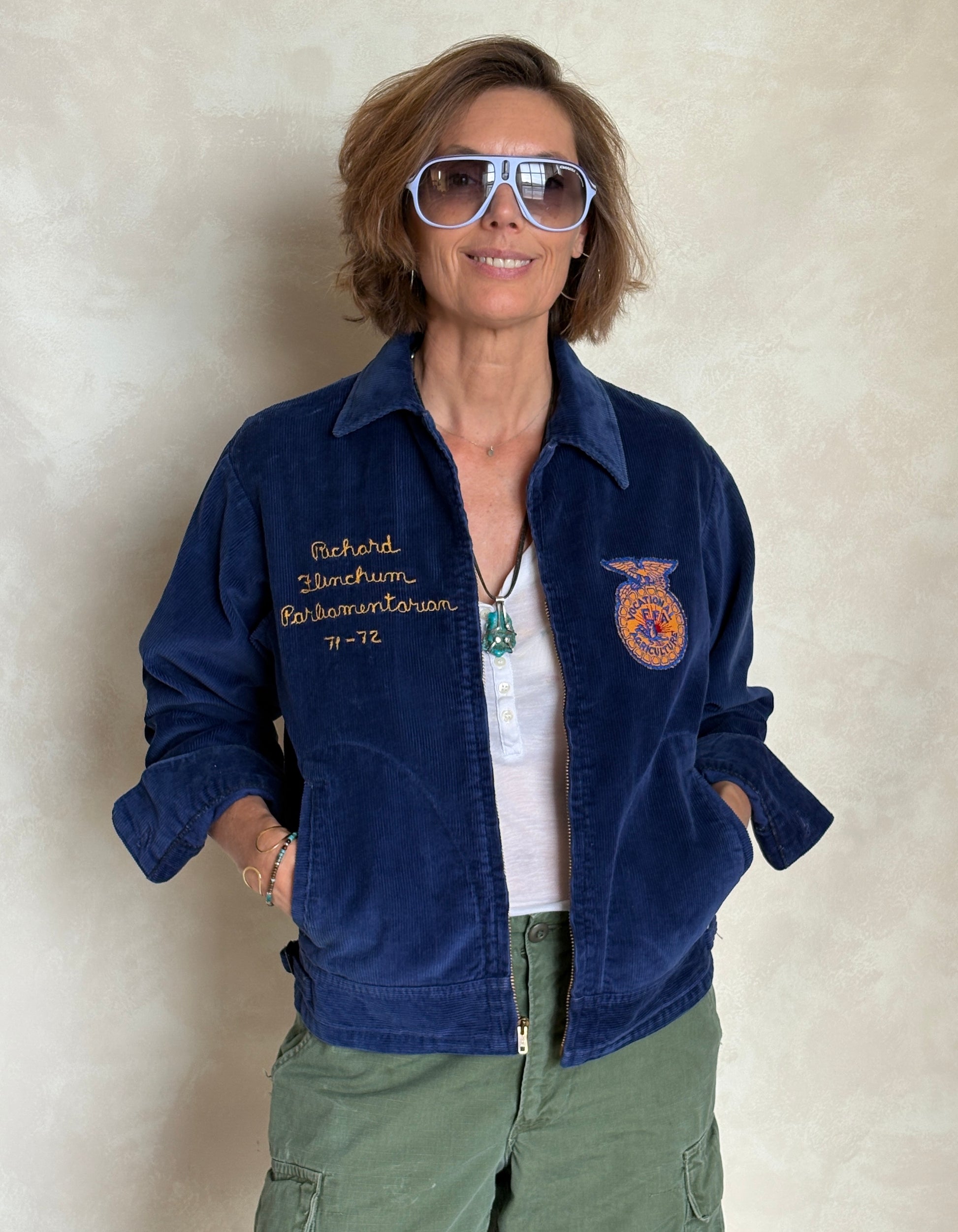 Size 38US / 48EU. Vintage 70s Virginia Future farmer of America jacket. Made in USA - USA Vintage Bcn