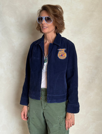 Size 38US / 48EU. Vintage Virginia Future farmer of America jacket. Made in USA-AJ357 Studio