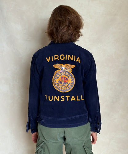 Size 38US / 48EU. Vintage Virginia Future farmer of America jacket. Made in USA-AJ357 Studio