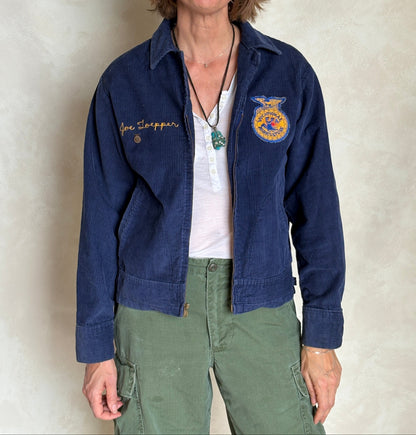 Size 38US / 48EU. Vintage 70s Illinois Future farmer of America jacket. Made in USA-AJ357 Studio