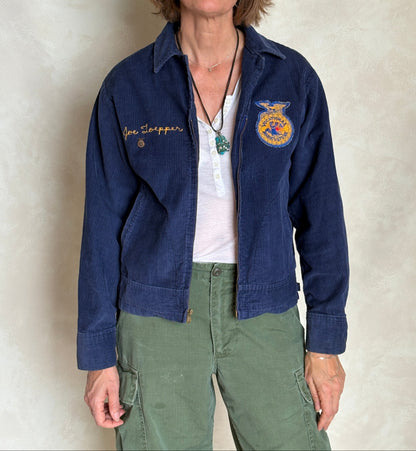Size 38US / 48EU. Vintage 70s Illinois Future farmer of America jacket. Made in USA-AJ357 Studio