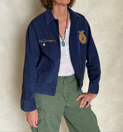 Size 38US / 48EU. Vintage 70s Illinois Future farmer of America jacket. Made in USA-AJ357 Studio