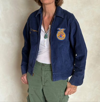 Size 38US / 48EU. Vintage 70s Illinois Future farmer of America jacket. Made in USA-AJ357 Studio