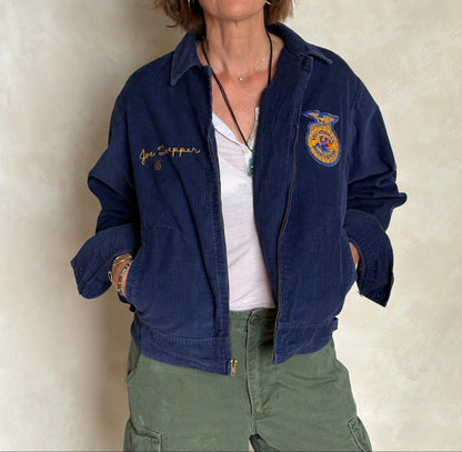 Size 38US / 48EU. Vintage 70s Illinois Future farmer of America jacket. Made in USA-AJ357 Studio