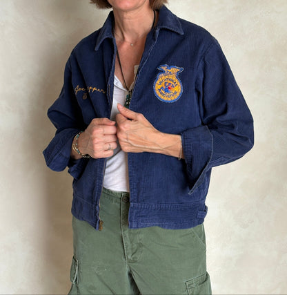 Size 38US / 48EU. Vintage 70s Illinois Future farmer of America jacket. Made in USA-AJ357 Studio