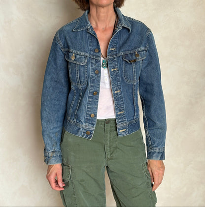 Size 36US / 46EU Vintage 70s Sanforized Union Made Lee 101 J Jacket Made in USA-AJ357 Studio