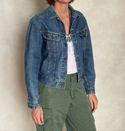 Size 36US / 46EU Vintage 70s Sanforized Union Made Lee 101 J Jacket Made in USA-AJ357 Studio