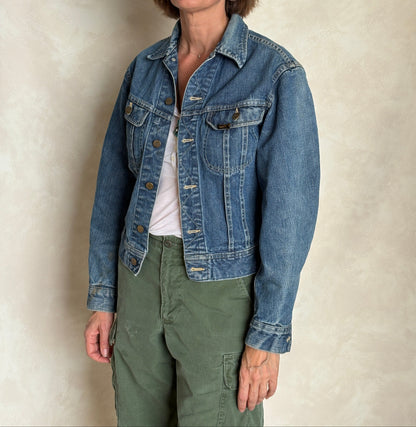 Size 36US / 46EU Vintage 70s Sanforized Union Made Lee 101 J Jacket Made in USA-AJ357 Studio