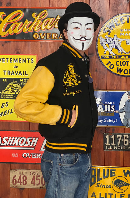 Vintage US Military Varsity Jacket - Wainwright Alaska 1964- Size 44-AJ357 Studio