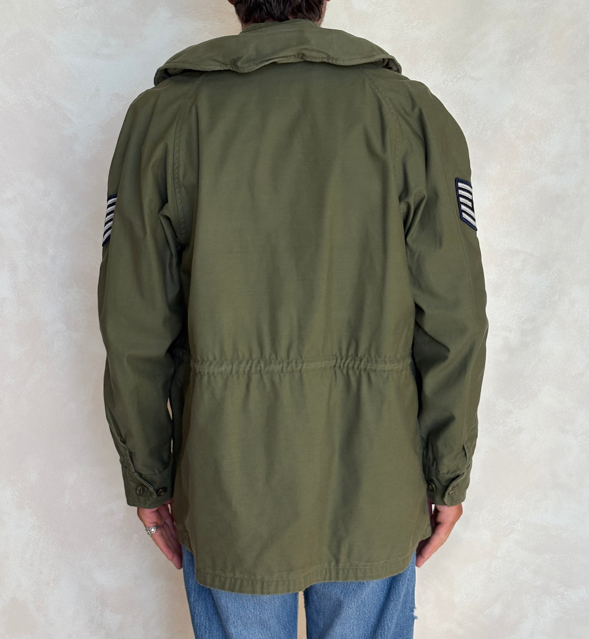 Vintage 1965 U.S. Air Force OG-107 Field Jacket – Vietnam War Era – Medium Long