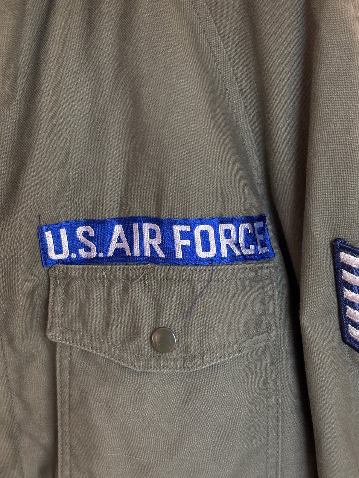 Vintage 1965 U.S. Air Force OG-107 Field Jacket – Vietnam War Era – Medium Long