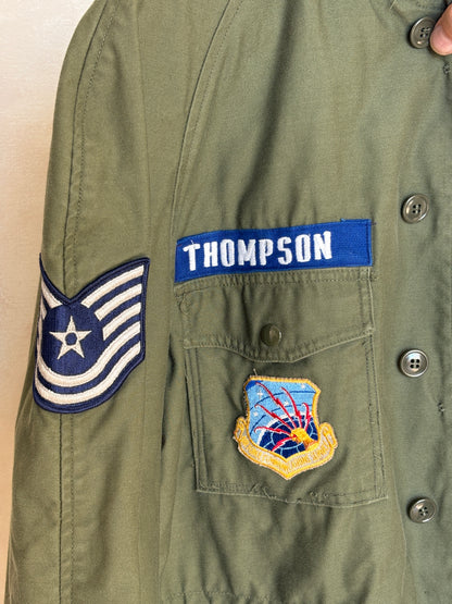Vintage 1965 U.S. Air Force OG-107 Field Jacket – Vietnam War Era – Medium Long