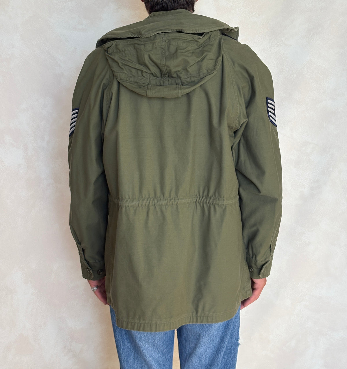 Vintage 1965 U.S. Air Force OG-107 Field Jacket – Vietnam War Era – Medium Long