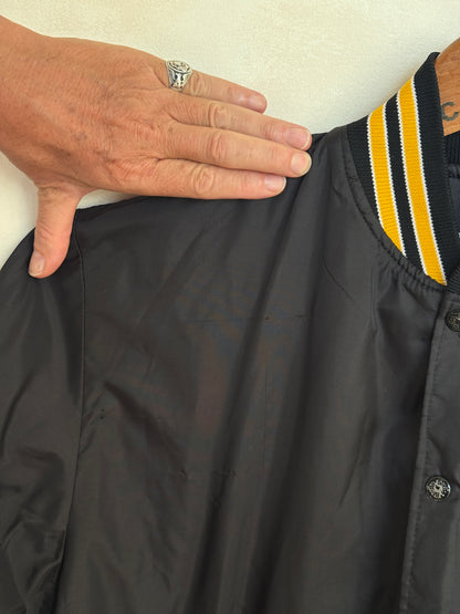 Vintage 80s Cresskill Cheerleaders Nylon Bomber jacket.  Made in USA / Medium