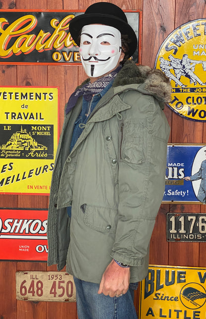 XXS. Authentic 1986 US Air Force vintage N-3B extreme cold weather Flyer coat Jacket type-AJ357 Studio