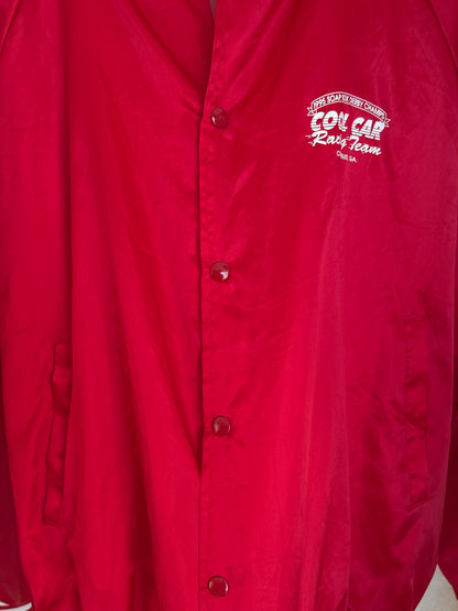 Vintage 1995 Cool Car Racing Team Satin Bomber jacket - Made in USA- Large