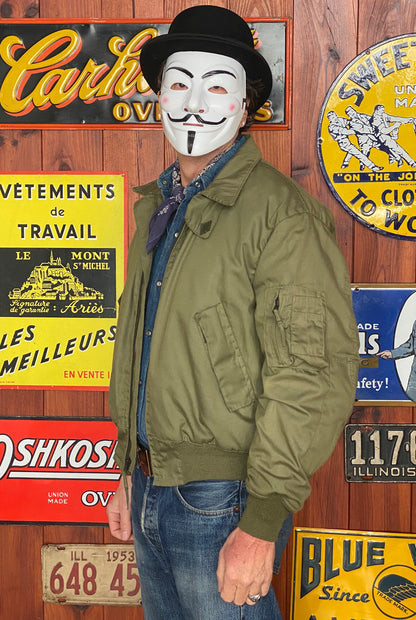Size Large Regular Authentic Vintage 1989 US Military Bomber | Made in USA-AJ357 Studio