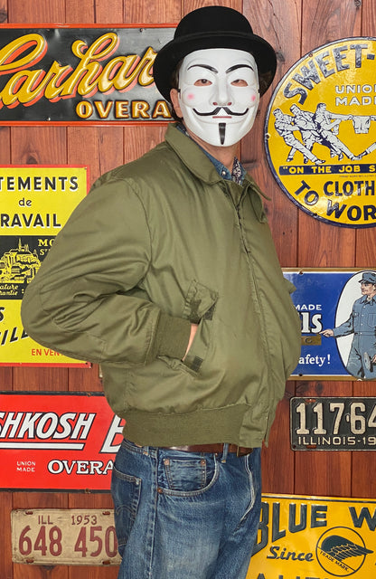 Size Large Regular Authentic Vintage 1989 US Military Bomber | Made in USA-AJ357 Studio