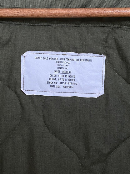 Size Large Regular Authentic Vintage 1989 US Military Bomber | Made in USA-AJ357 Studio