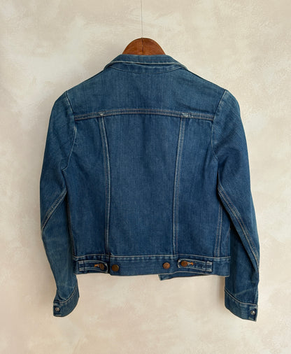 Size 16 . Vintage 70s Wrangler Denim Jacket – 4 Pockets – Made in USA-AJ357 Studio