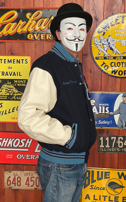Size Med. Vintage varsity style jacket Made in Canada-AJ357 Studio
