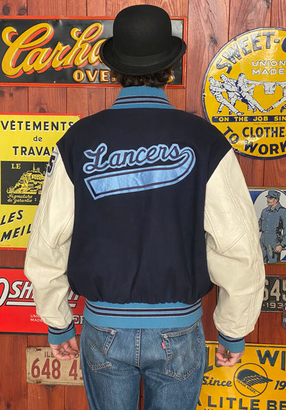 Size Med. Vintage varsity style jacket Made in Canada-AJ357 Studio