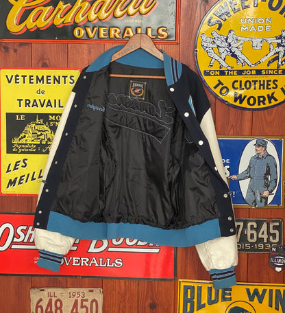 Size Med. Vintage varsity style jacket Made in Canada-AJ357 Studio