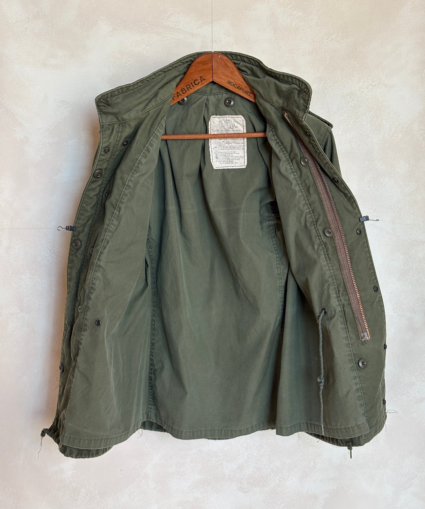 X Small Reg. Authentic 1980 US Army M-65 field jacket Military - USA Vintage Bcn