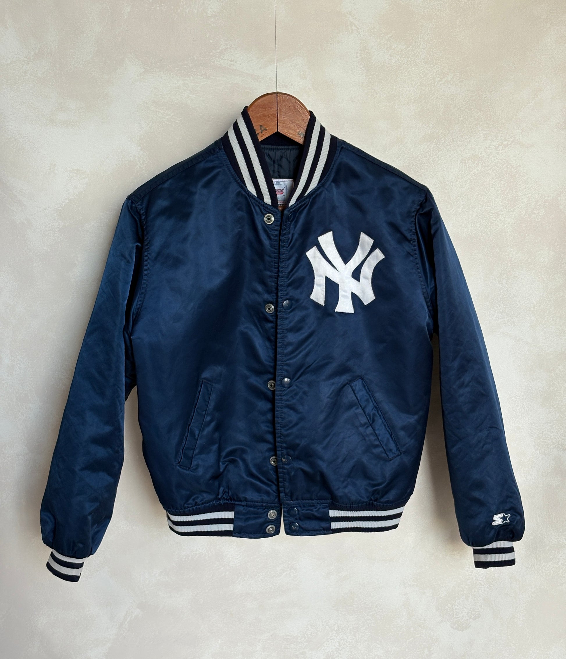 Youth Large. Vintage Diamond collection 90s New York Yankee Starter jacket -made in USA- - USA Vintage Bcn