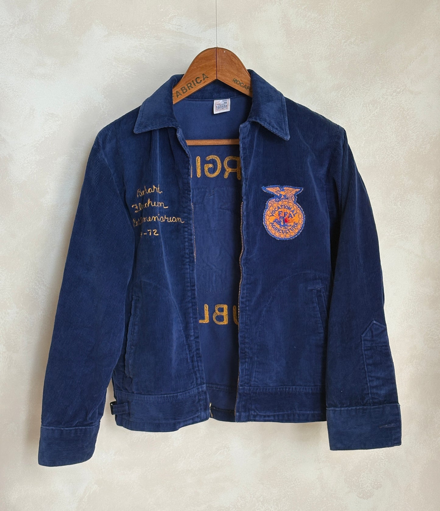 Size 38US / 48EU. Vintage 70s Virginia Future farmer of America jacket. Made in USA - USA Vintage Bcn