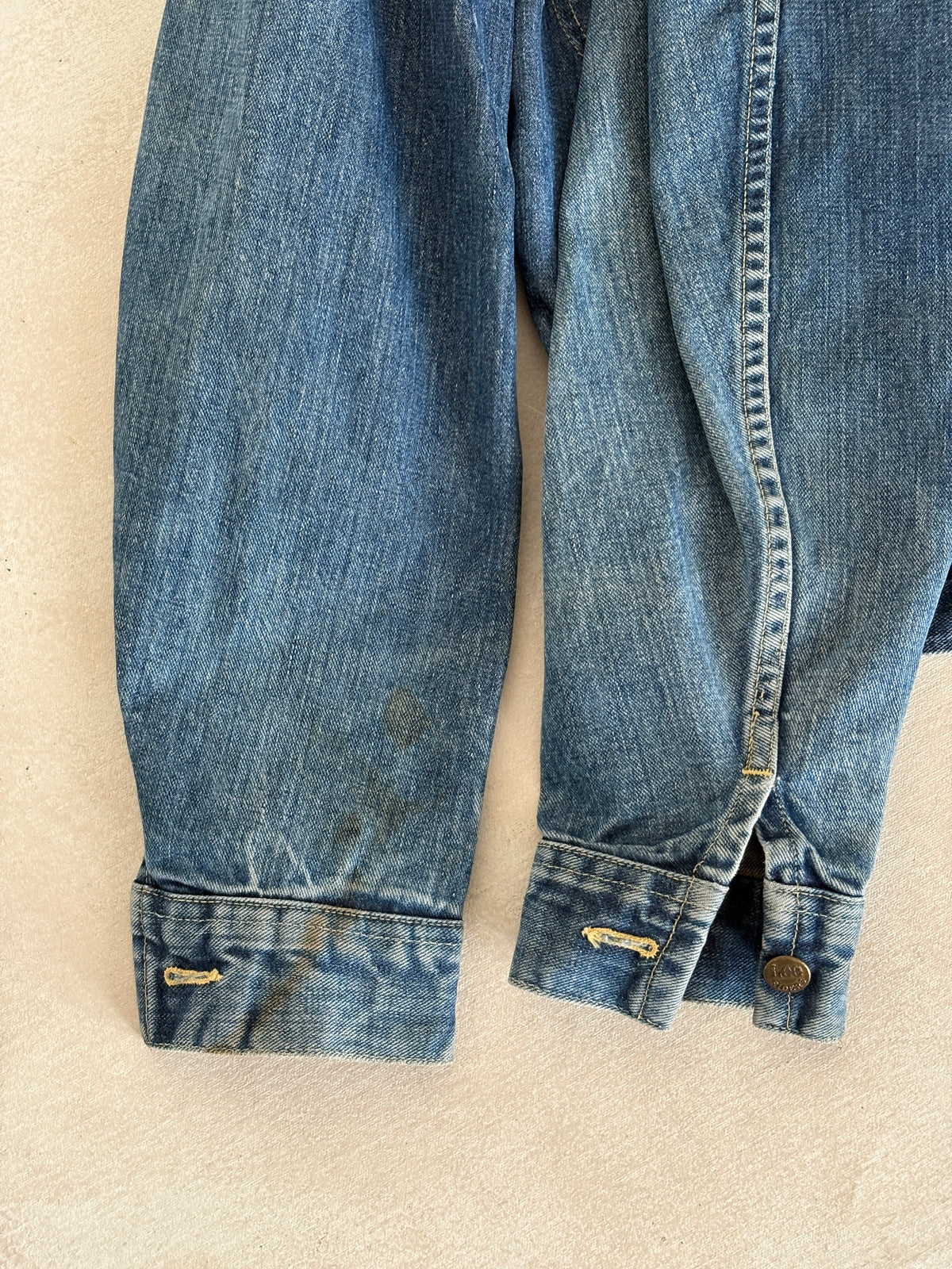 Size 36US / 46EU Vintage 70s Sanforized Union Made Lee 101 J Jacket Made in USA-AJ357 Studio