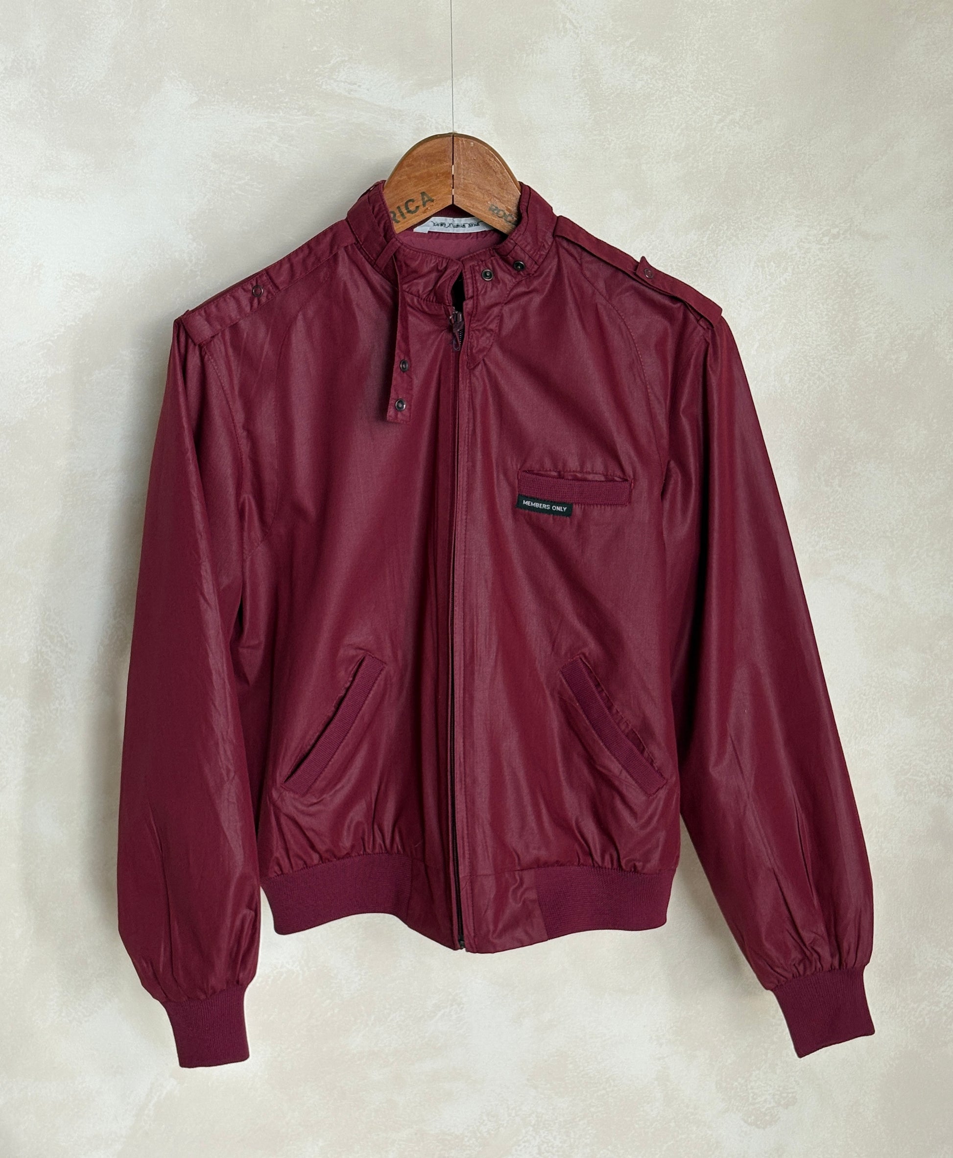 Size 9/10. Women Vintage 80s Members Only Cotton Jacket - USA Vintage Bcn