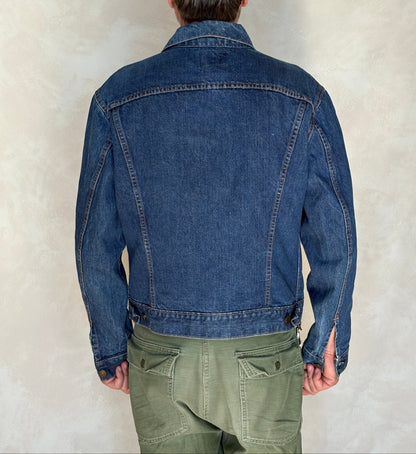 Size 46US / 56EU. Vintage Early 70s 2 pocket Levi’s Denim Jacket 70505 –Single Stitch, Made in USA-AJ357 Studio