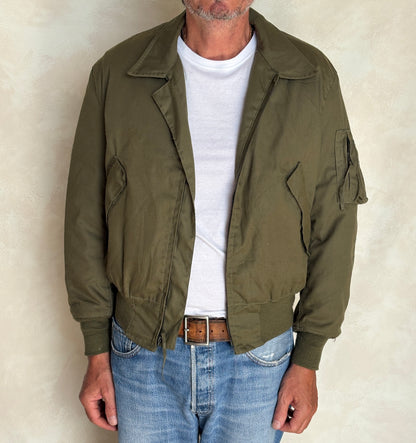 Vintage 1991 US Military CVC Cold Weather Jacket — Aramid/Nomex — Size, Med Reg. Made USA-AJ357 Studio