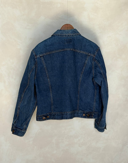 Size 46US / 56EU. Vintage Early 70s 2 pocket Levi’s Denim Jacket 70505 –Single Stitch, Made in USA-AJ357 Studio
