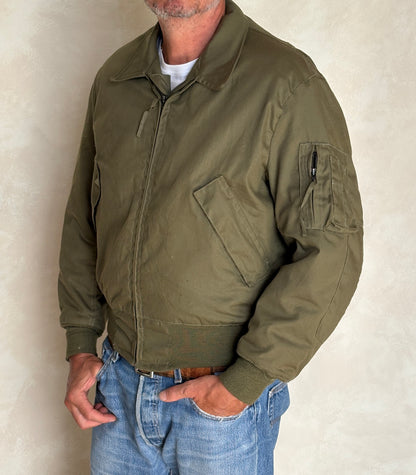 Vintage 1991 US Military CVC Cold Weather Jacket — Aramid/Nomex — Size, Med Reg. Made USA-AJ357 Studio