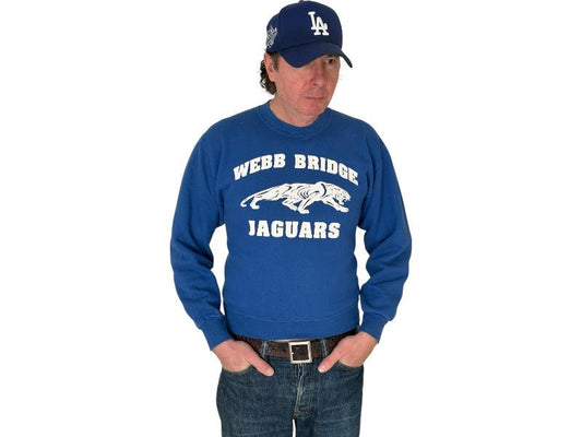 Size S Crew Neck Jaguars Made in USA By Jerzees - USA Vintage Bcn
