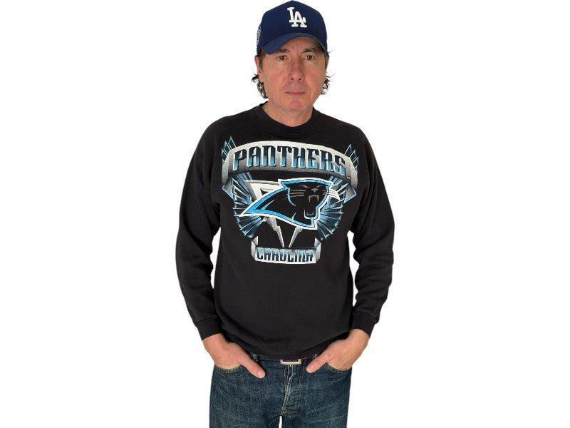 Size L Crew Neck Panthers California Made By Tultex - USA Vintage Bcn