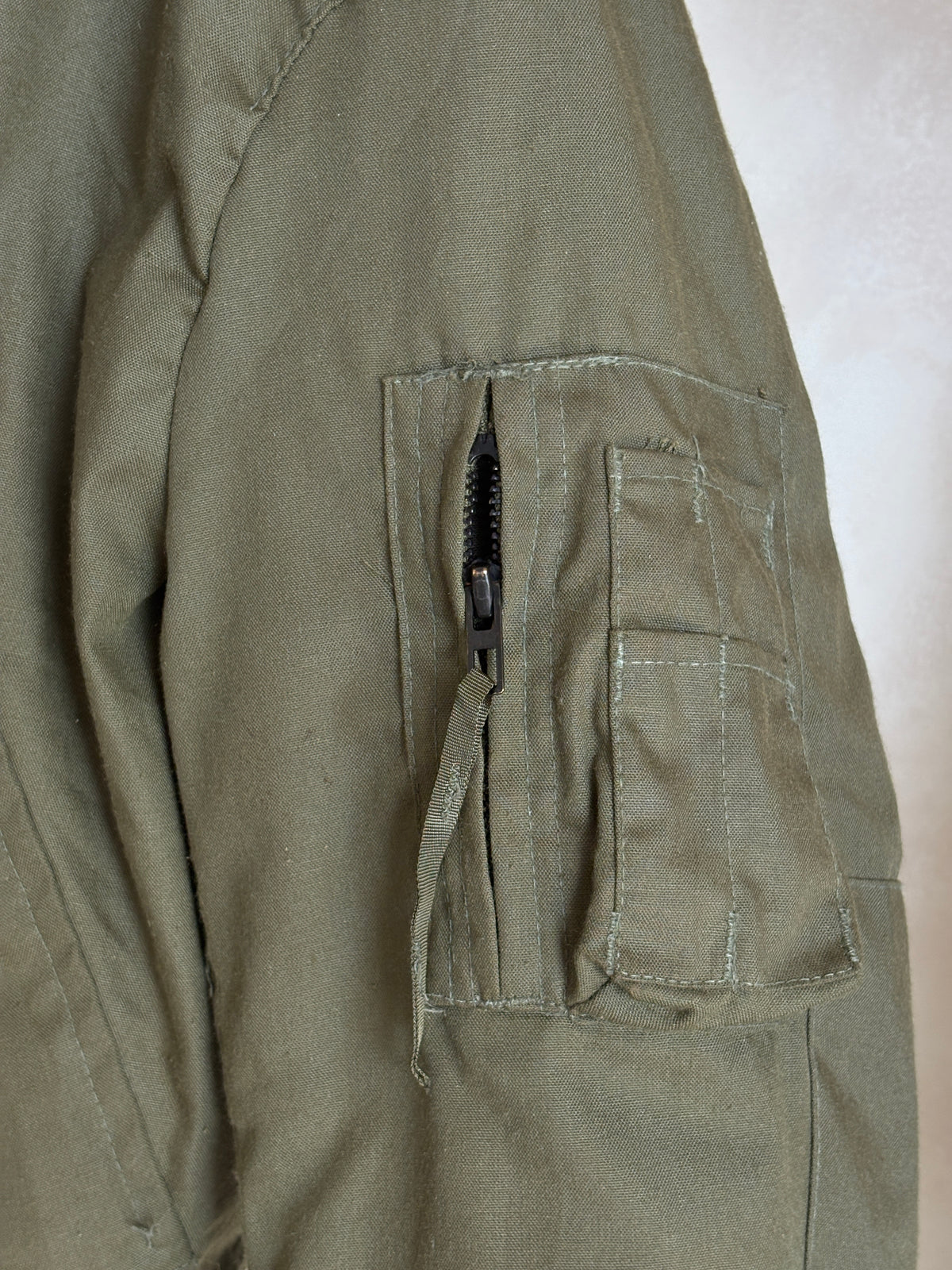 Vintage 1991 US Military CVC Cold Weather Jacket — Aramid/Nomex — Size, Med Reg. Made USA-AJ357 Studio