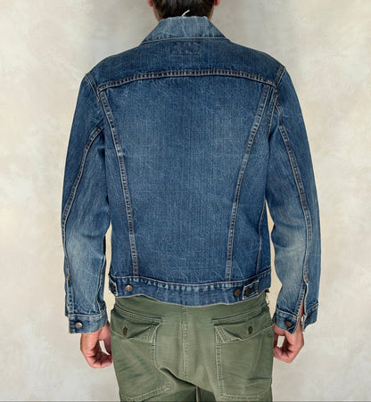 Size 40US / 50EU. Vintage Early 70s 2 pocket Levi’s Denim Jacket 70505 – Single Stitch, Made in USA-AJ357 Studio