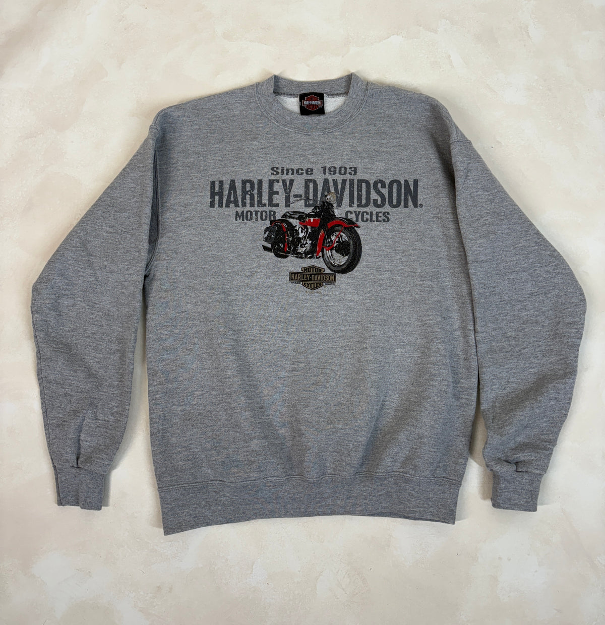 Size L Harley Davidson Sweatshirt 2001 Made In USA-AJ357 Studio