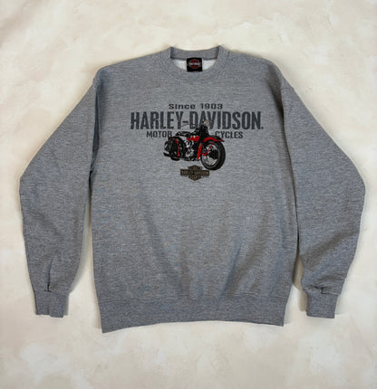 Size L Harley Davidson Sweatshirt 2001 Made In USA-AJ357 Studio