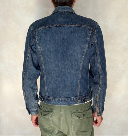 Size 38US / 48EU. Vintage Early 70s 2 pocket Levi’s Denim Jacket 70505 – Single Stitch, Made in USA-AJ357 Studio