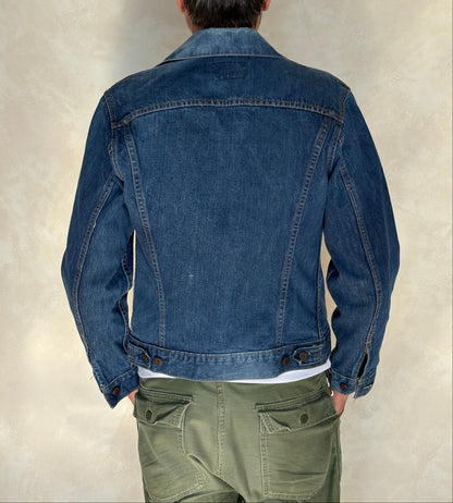 Size 38US / 48EU. Vintage Early 70s 2 pocket Levi’s Denim Jacket 70505 – Single Stitch, Made in USA-AJ357 Studio