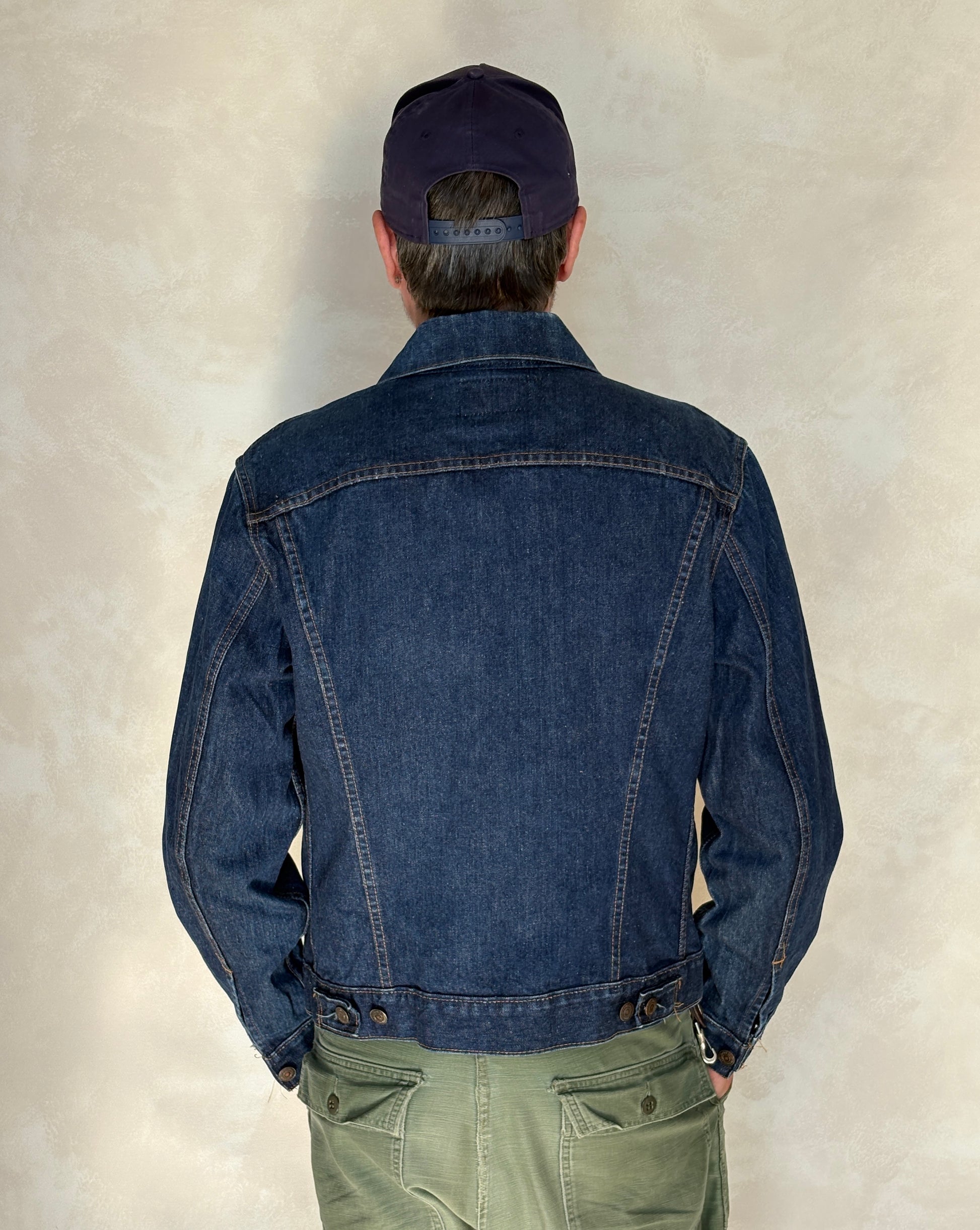 Size 40US / 50EU. Vintage 70s 2 pocket Levi’s Denim Jacket 70505 – Double Stitch, Made in USA - USA Vintage Bcn