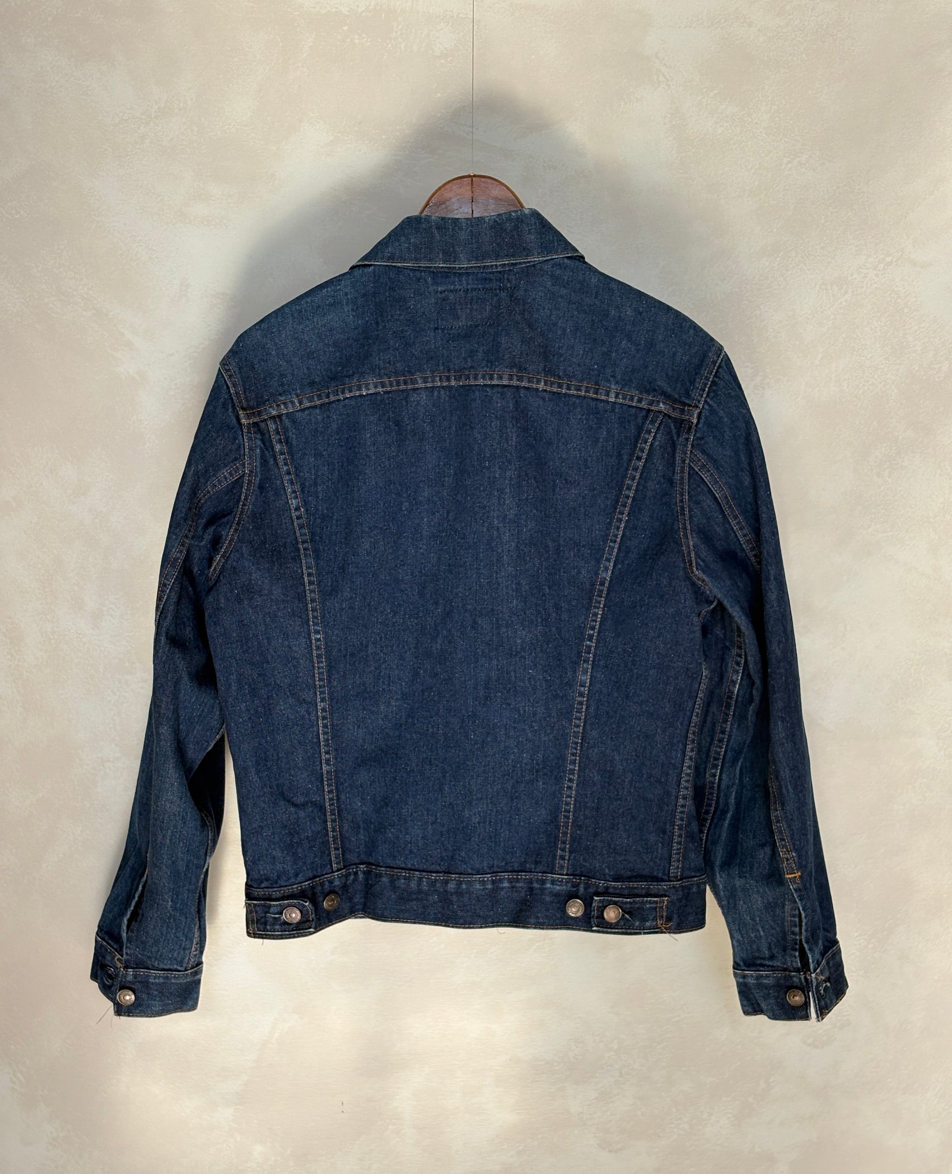 Size 40US / 50EU. Vintage 70s 2 pocket Levi’s Denim Jacket 70505 – Double Stitch, Made in USA - USA Vintage Bcn
