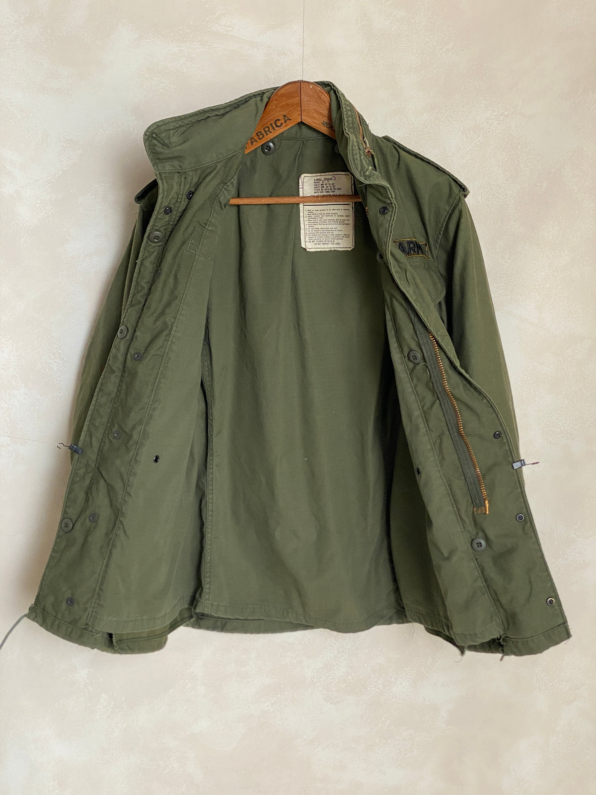 XSmall Reg. Authentic 1980 US Army M-65 field jacket Military-AJ357 Studio