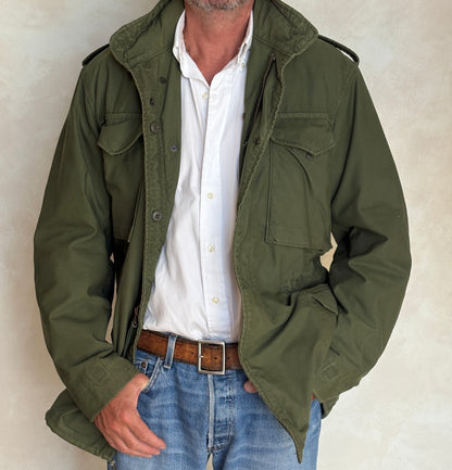 Med Long. Authentic 1975 OG-107 US Army M-65 Field Jacket – Vietnam Era Military Issue